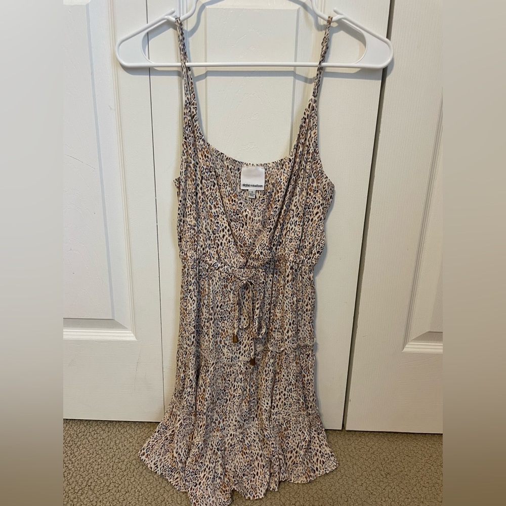 Skylar + Madison colorful cheetah print dress